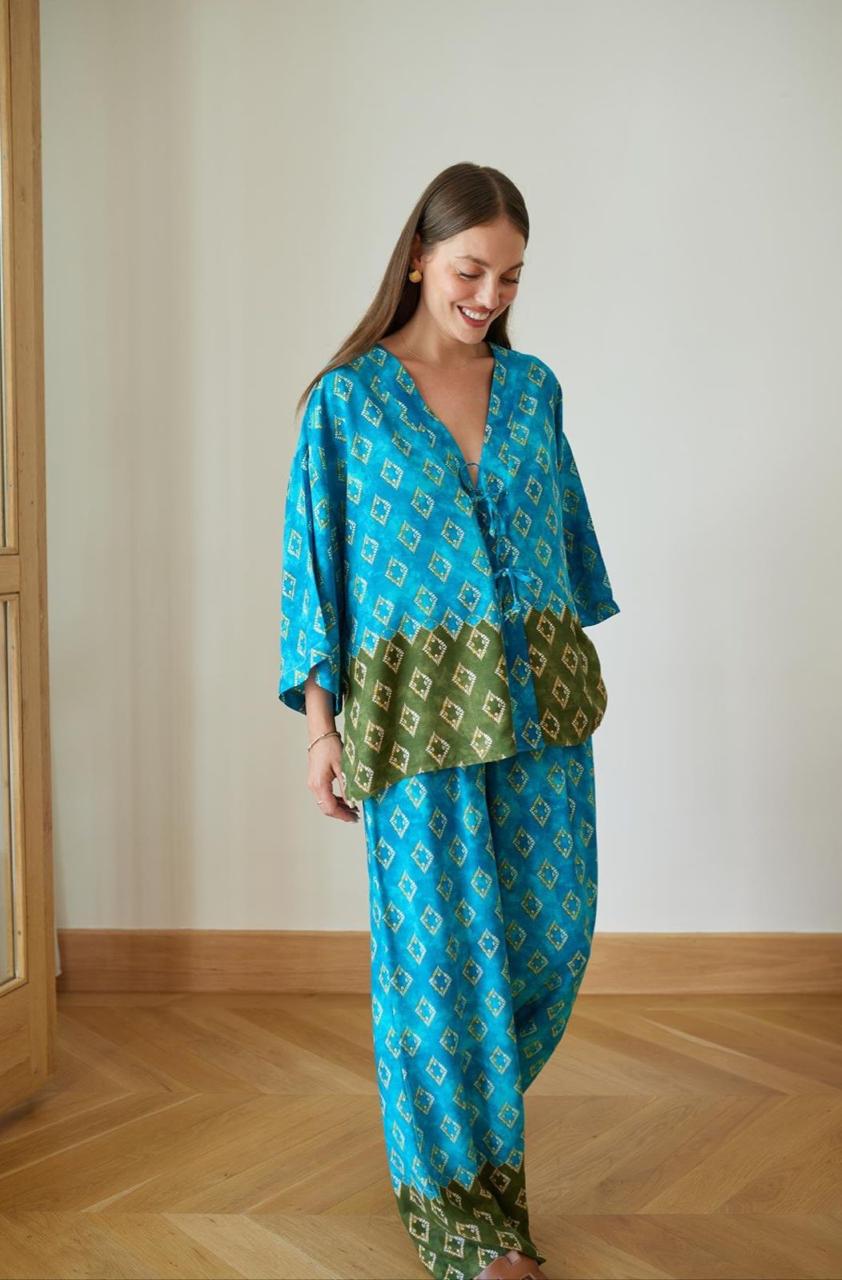 Set Turqouise Pattern