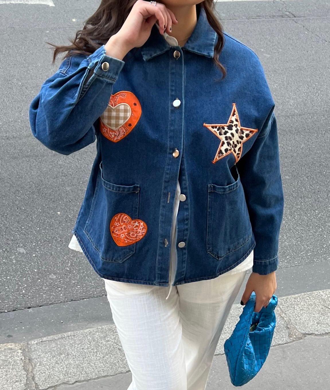 Jacket Denim Patchs
