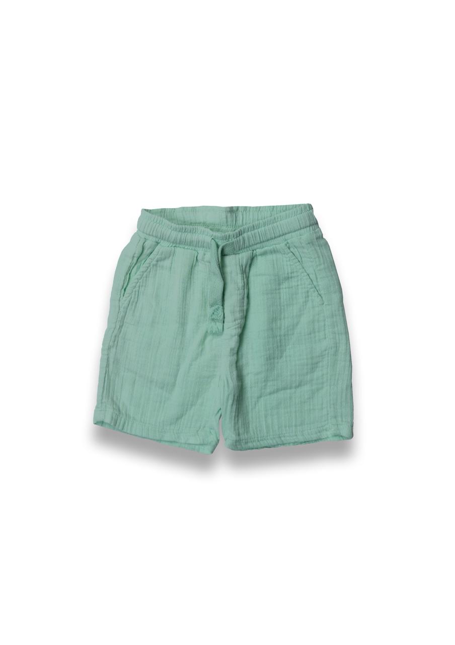 Aqua Cotton x Linen Short