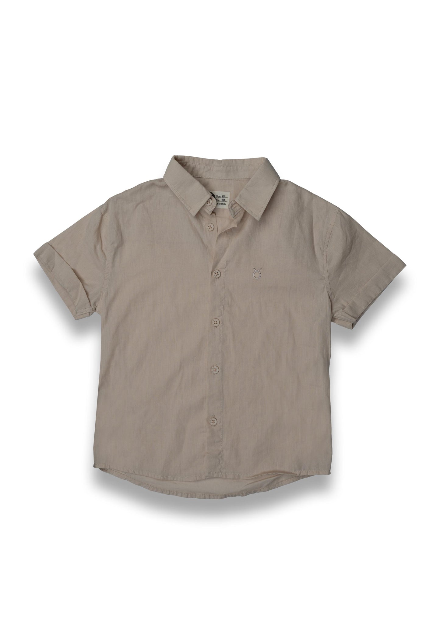 Beige Cotton Chemise