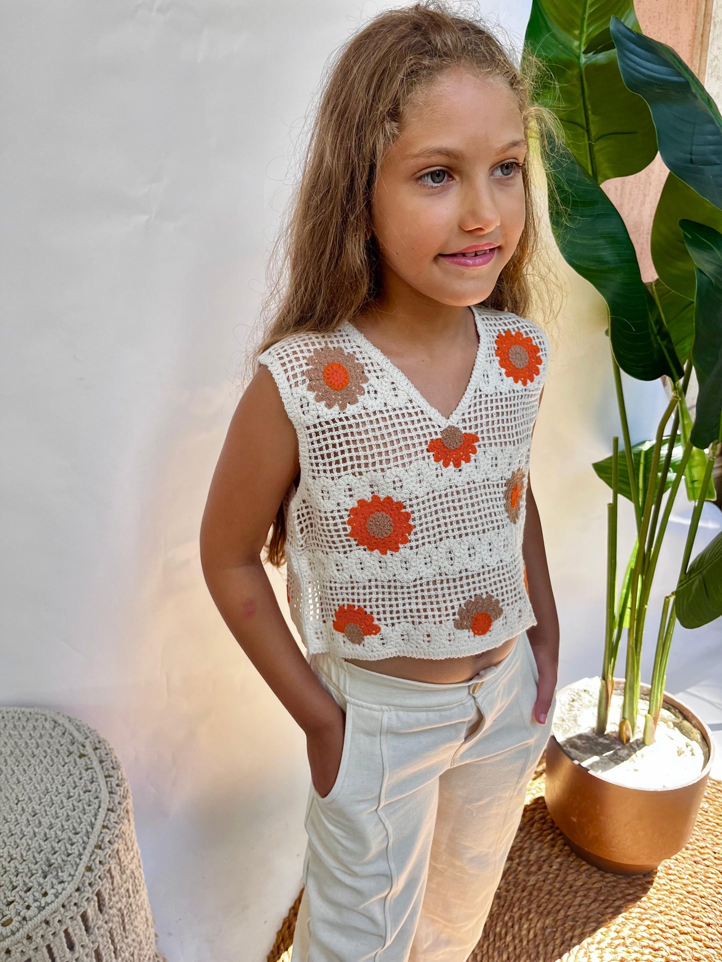 The Flower Crochet Top