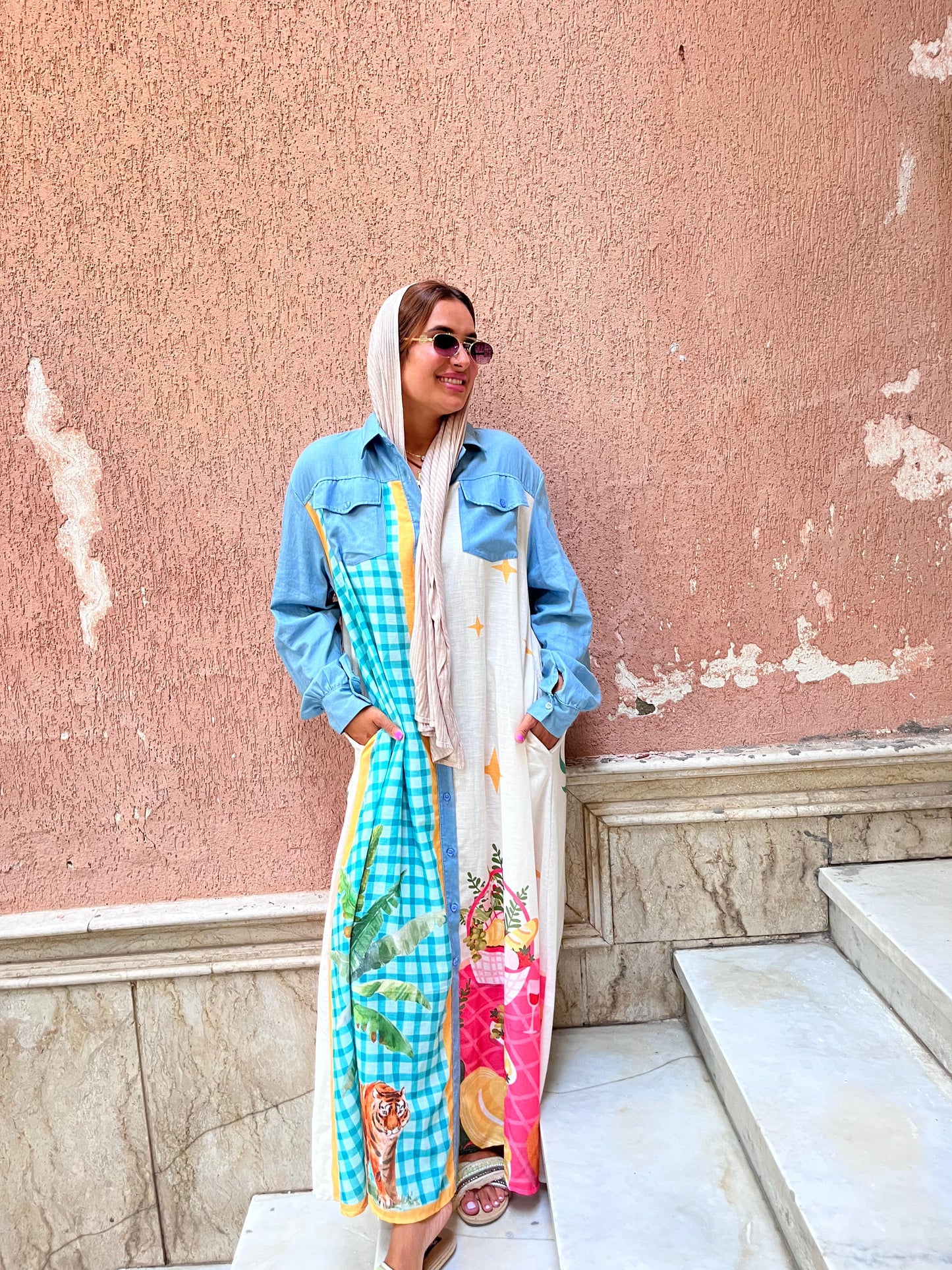 Flowery Long Dress