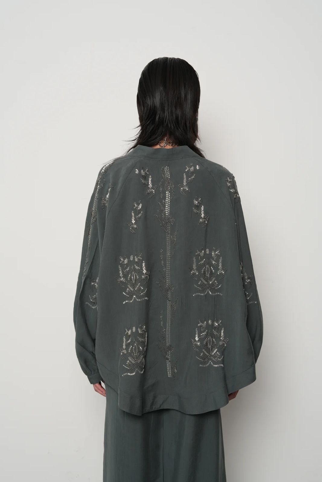 Set Olive Embroidery