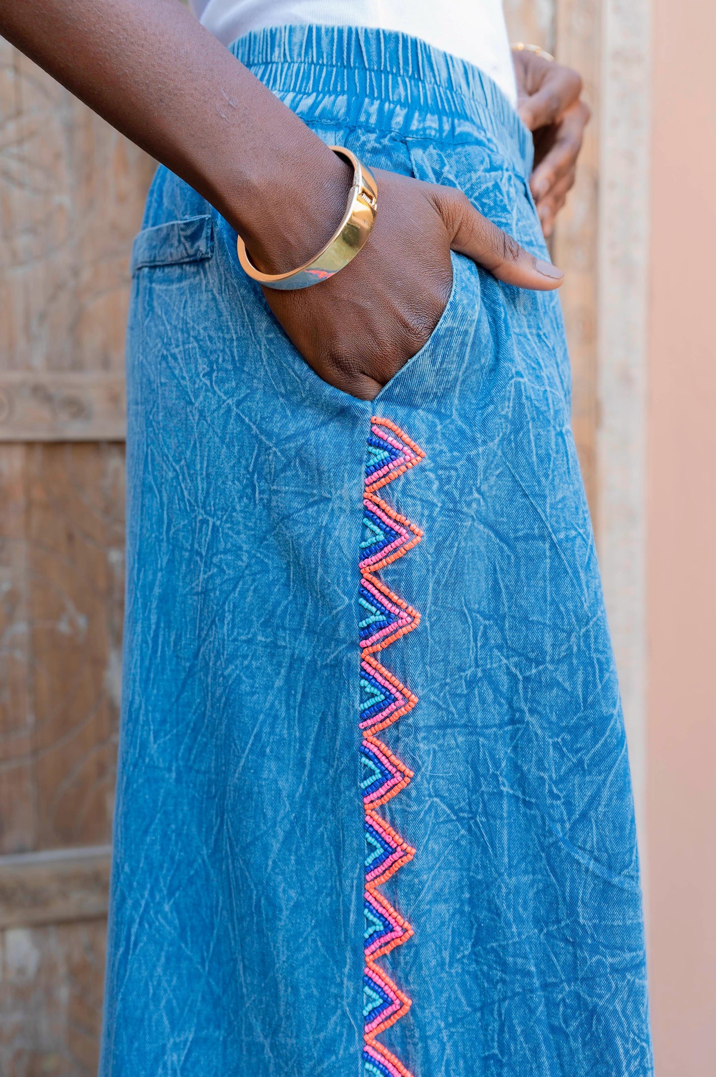 Pants Denim Cotton