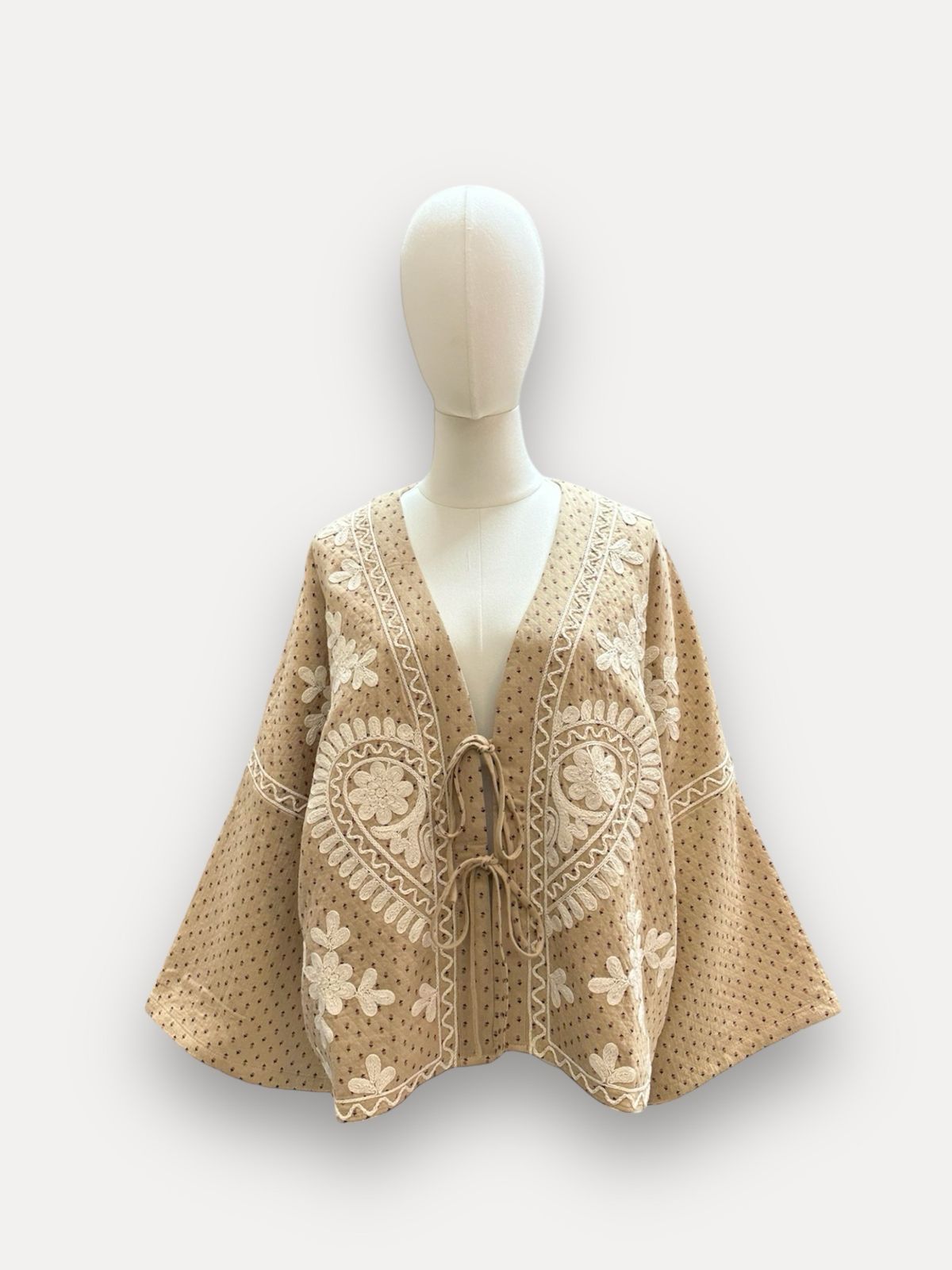 Vest Kimono Camel