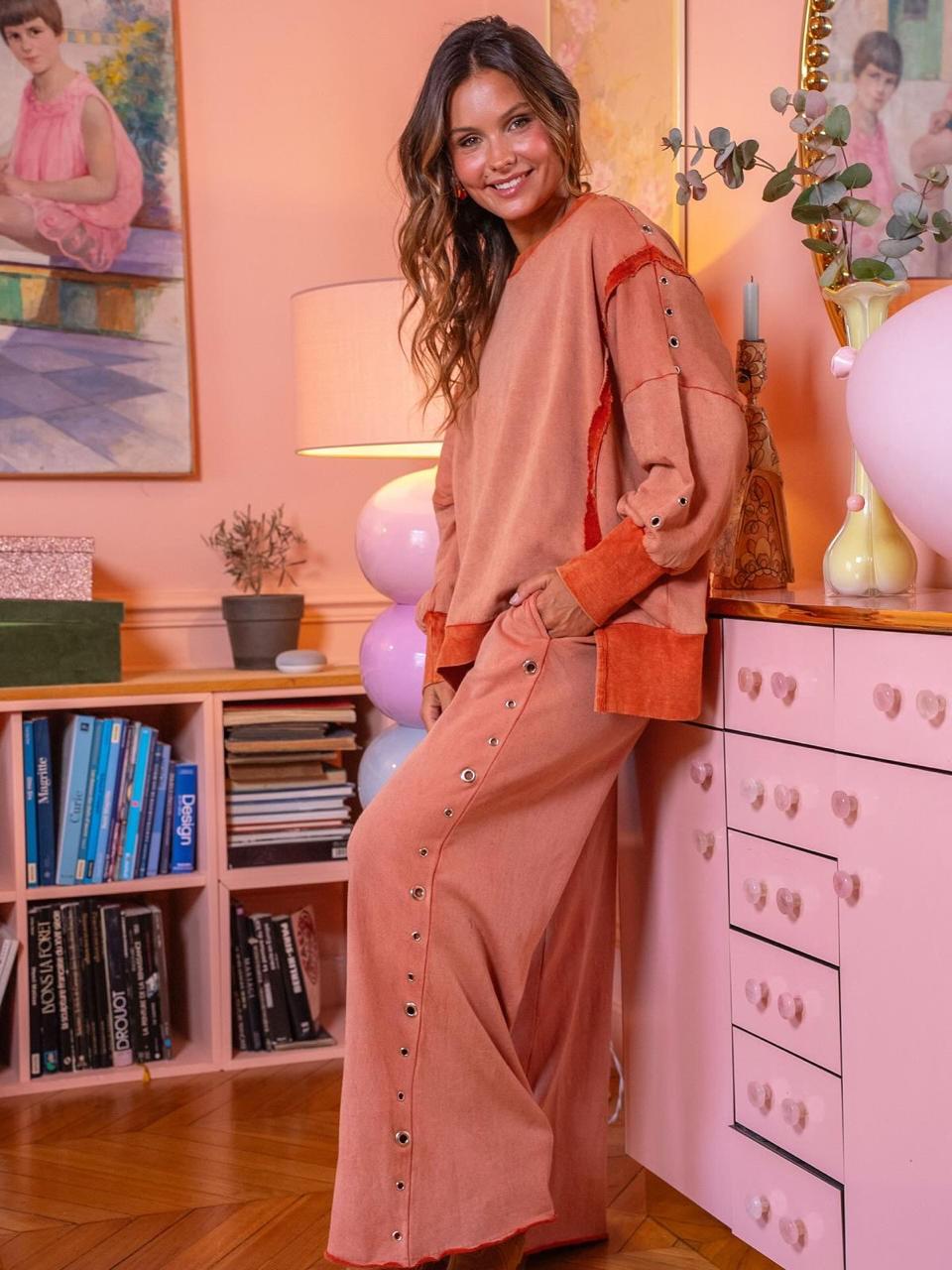 Orange washed set