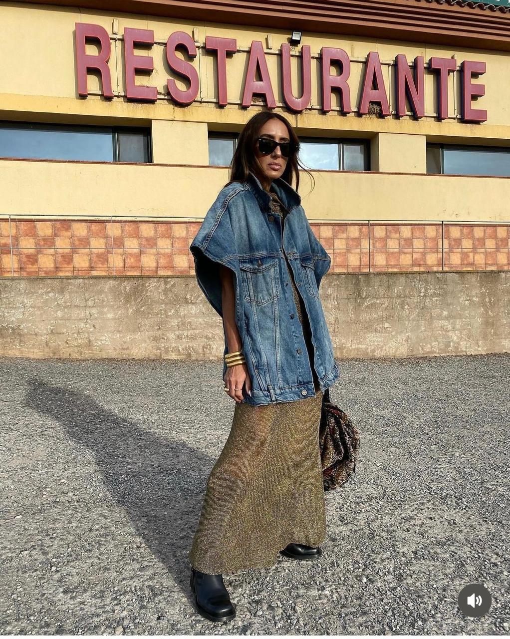 Jacket Denim Vest Oversized