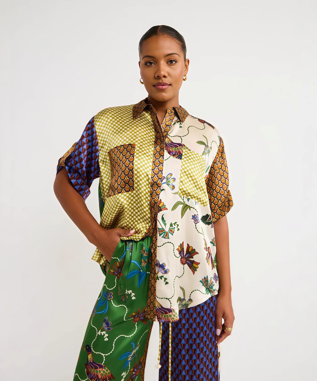Set pattern silk