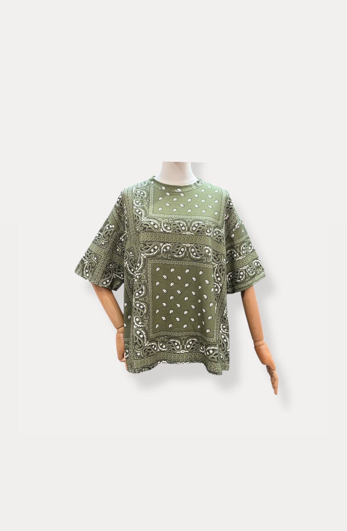Bandana t shirt olive