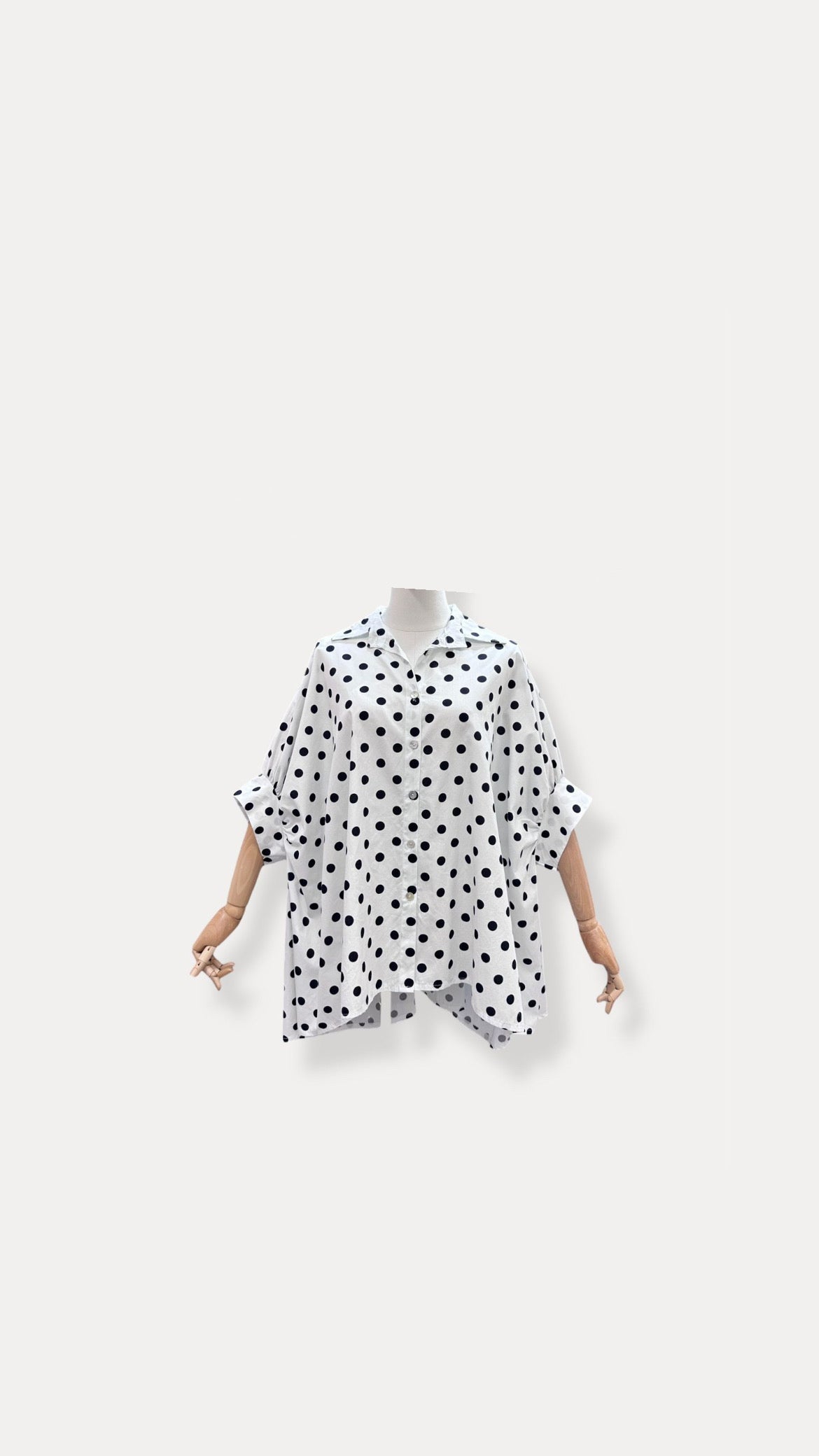 Set polka white