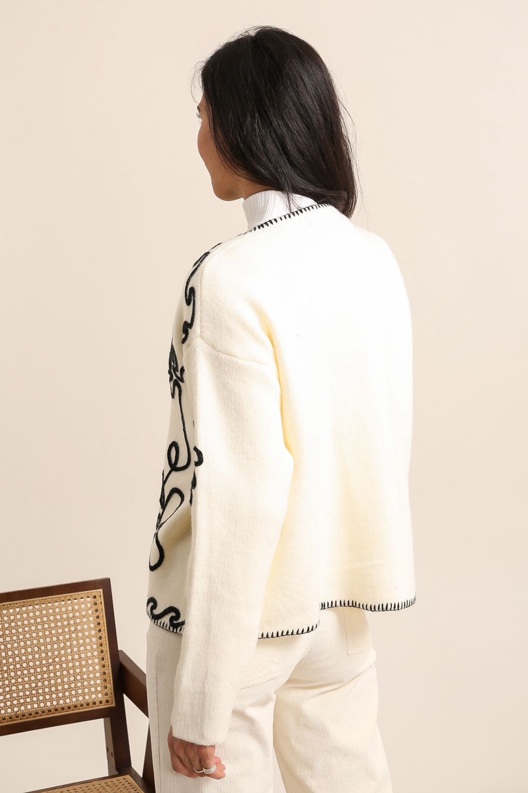 Cardigan Embroidery
