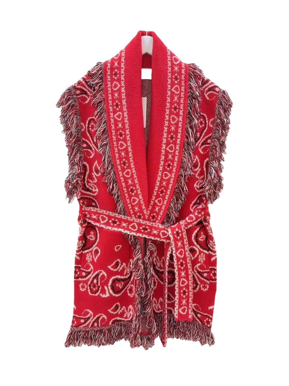 Bandana Vest Red