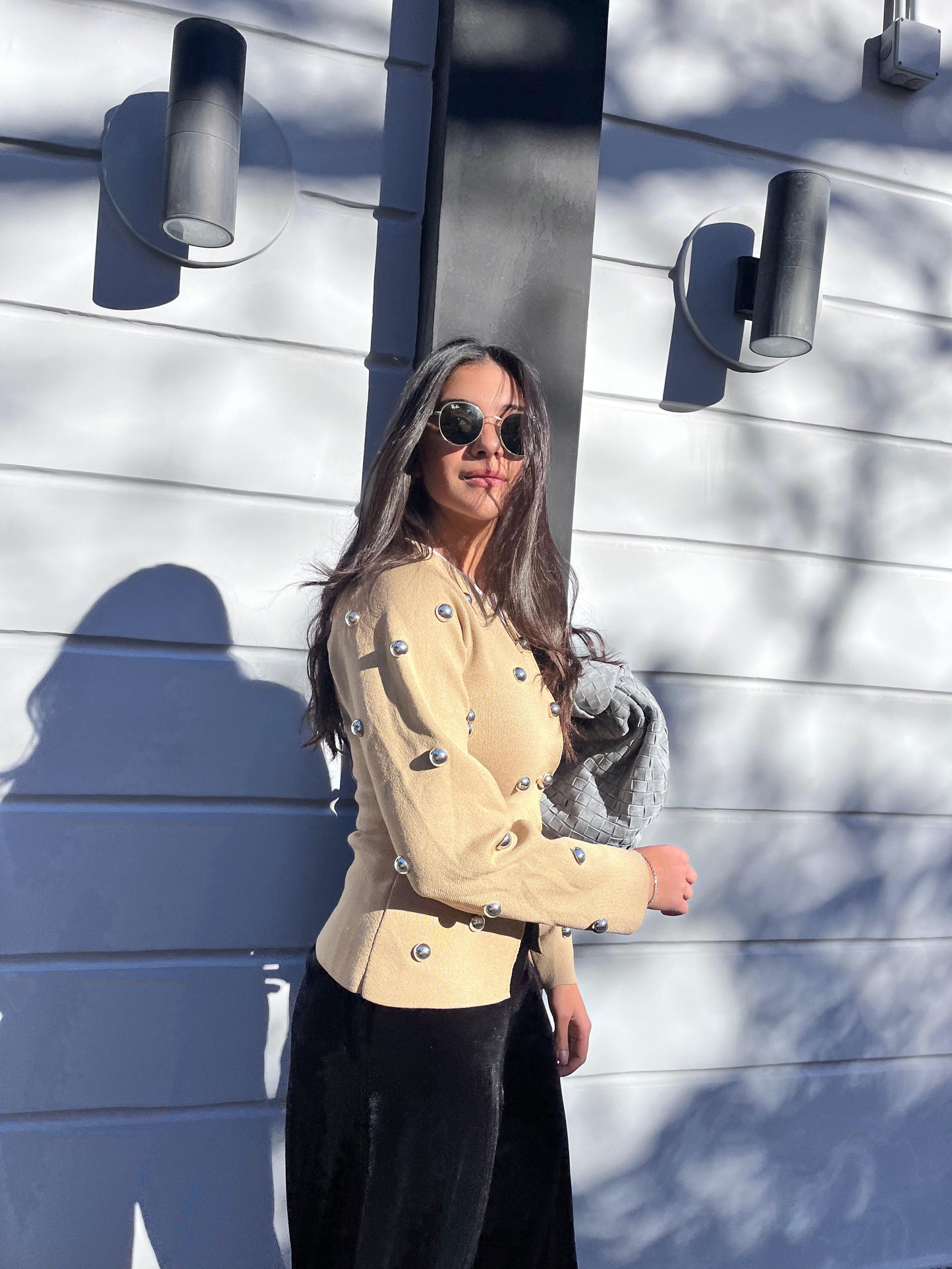 Jacket Cardigan pearls