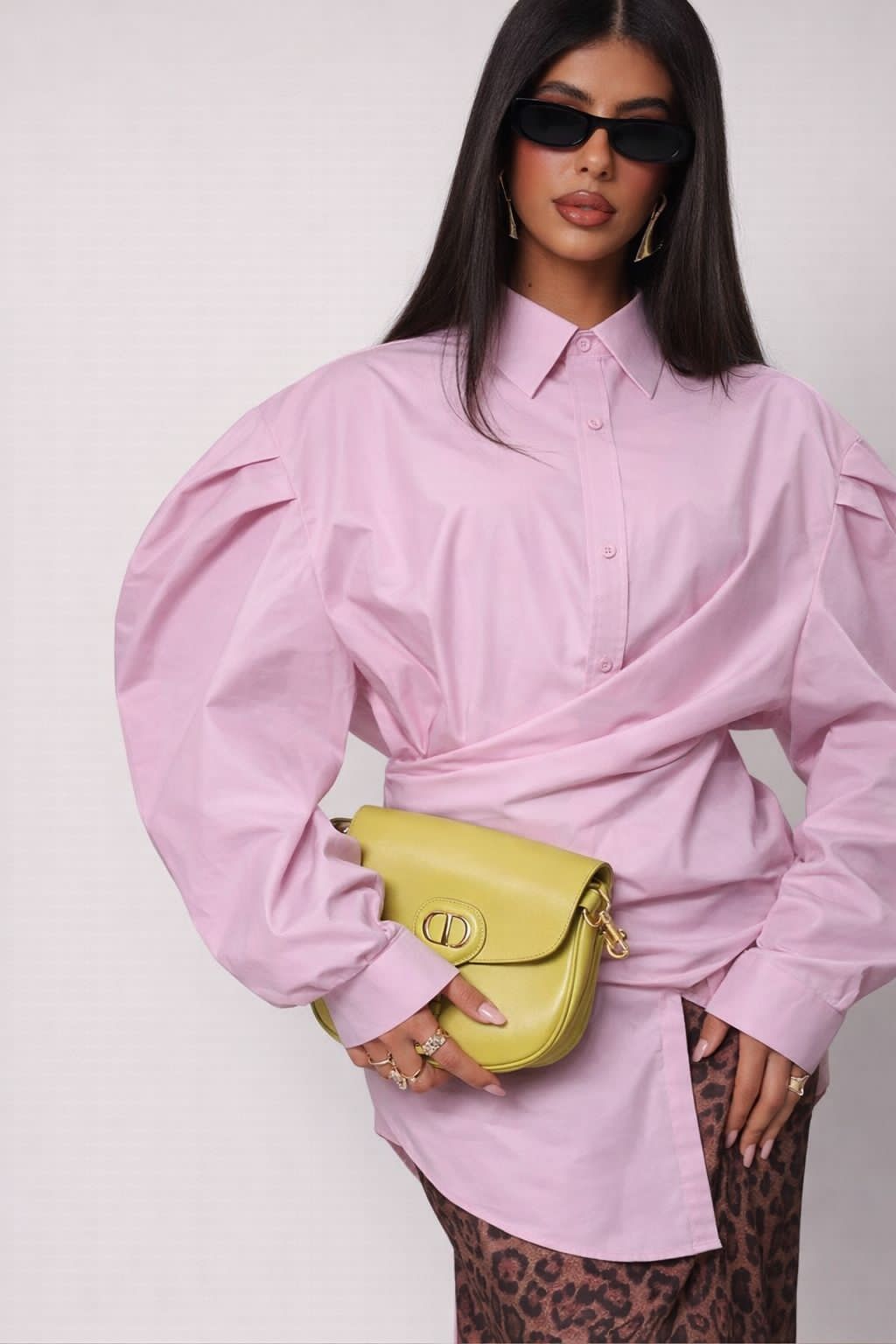 Shirt pink surplice