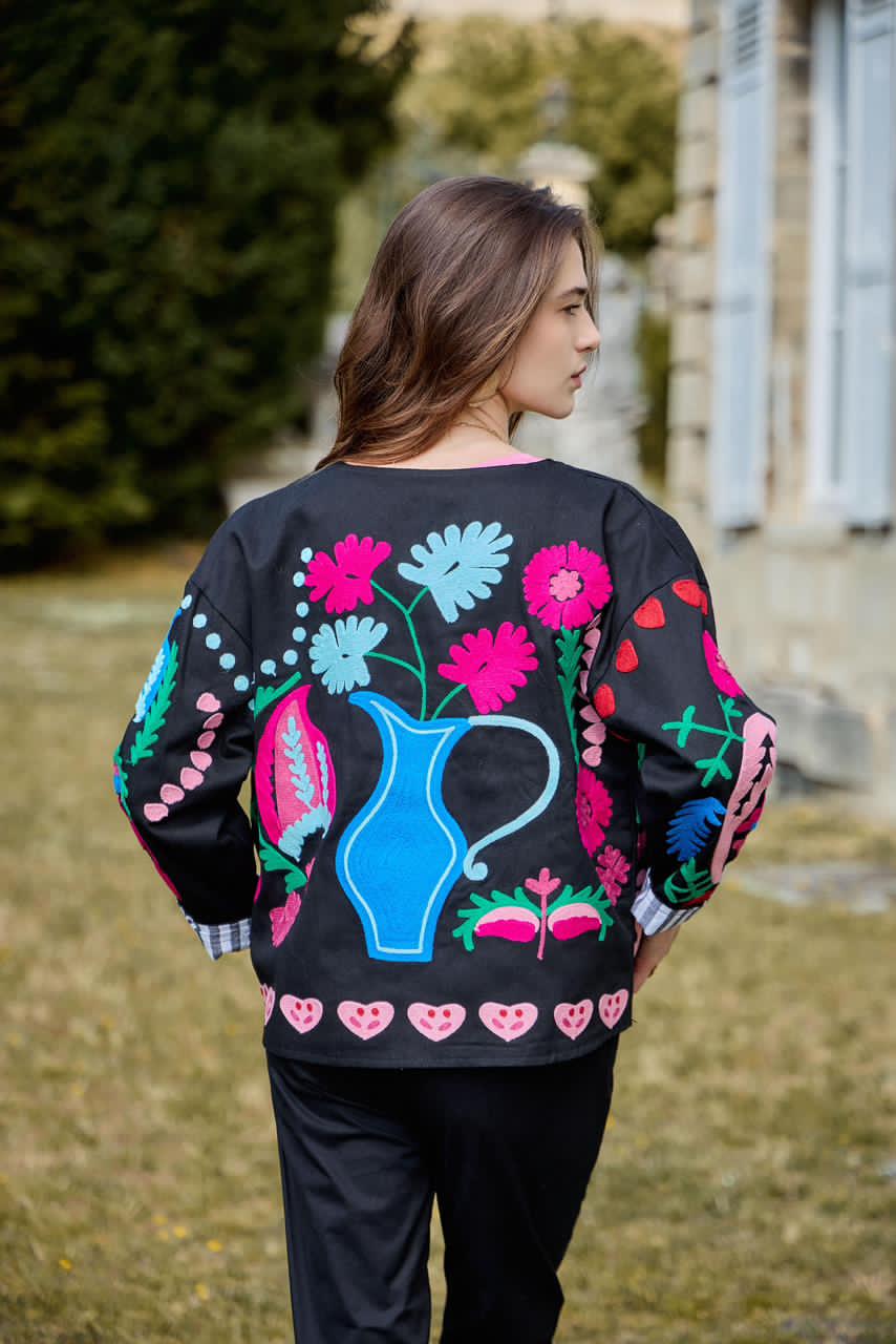 Jacket embroidery