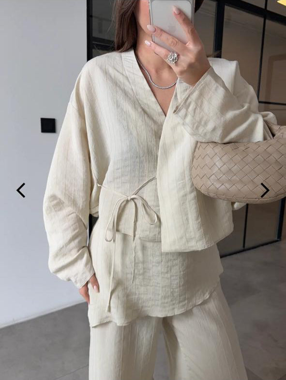 Set cross criss offwhite