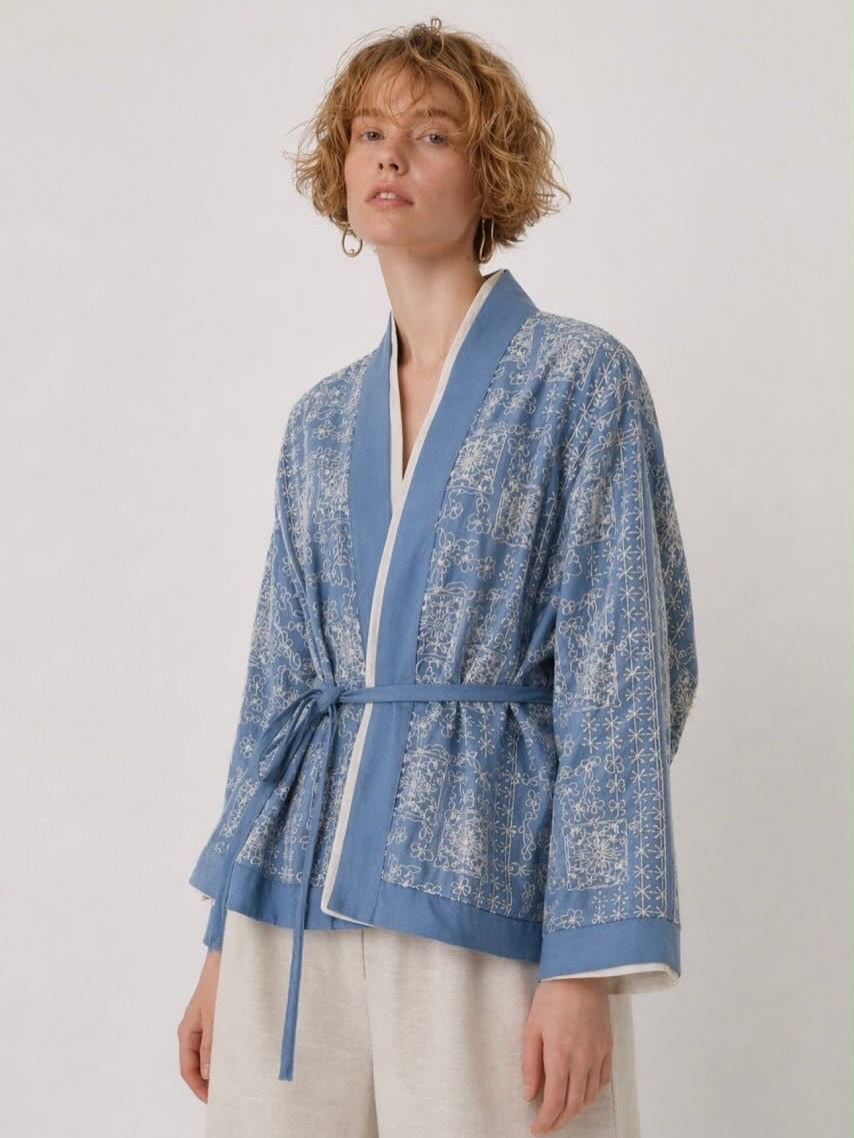Cardigan embroidery