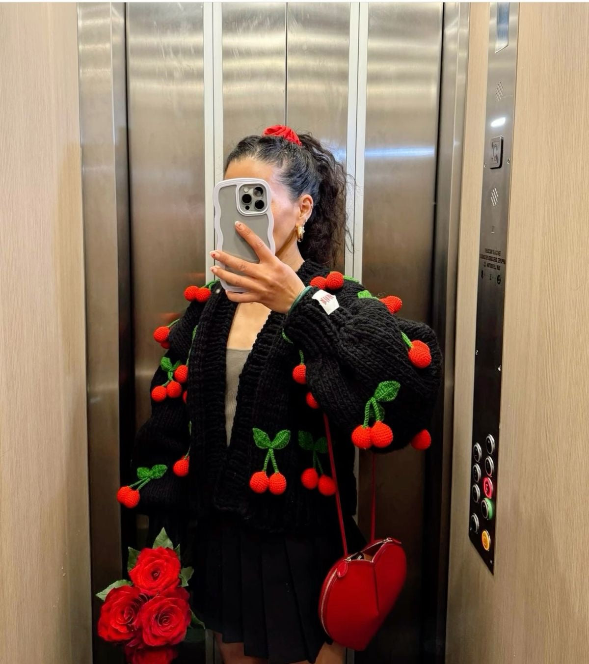 Cardigan black cherry