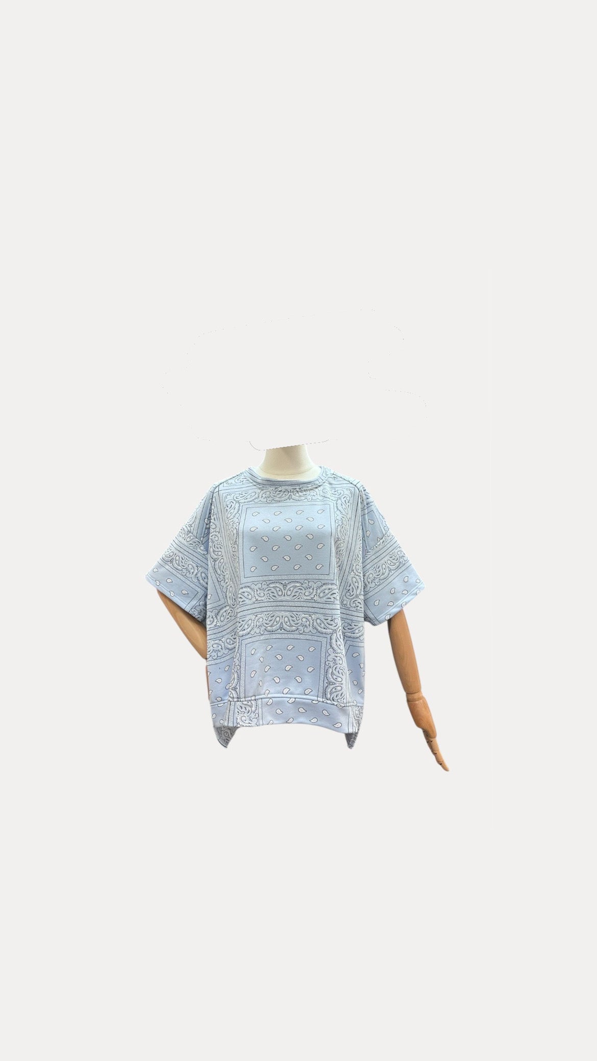 T shirt bandana blue