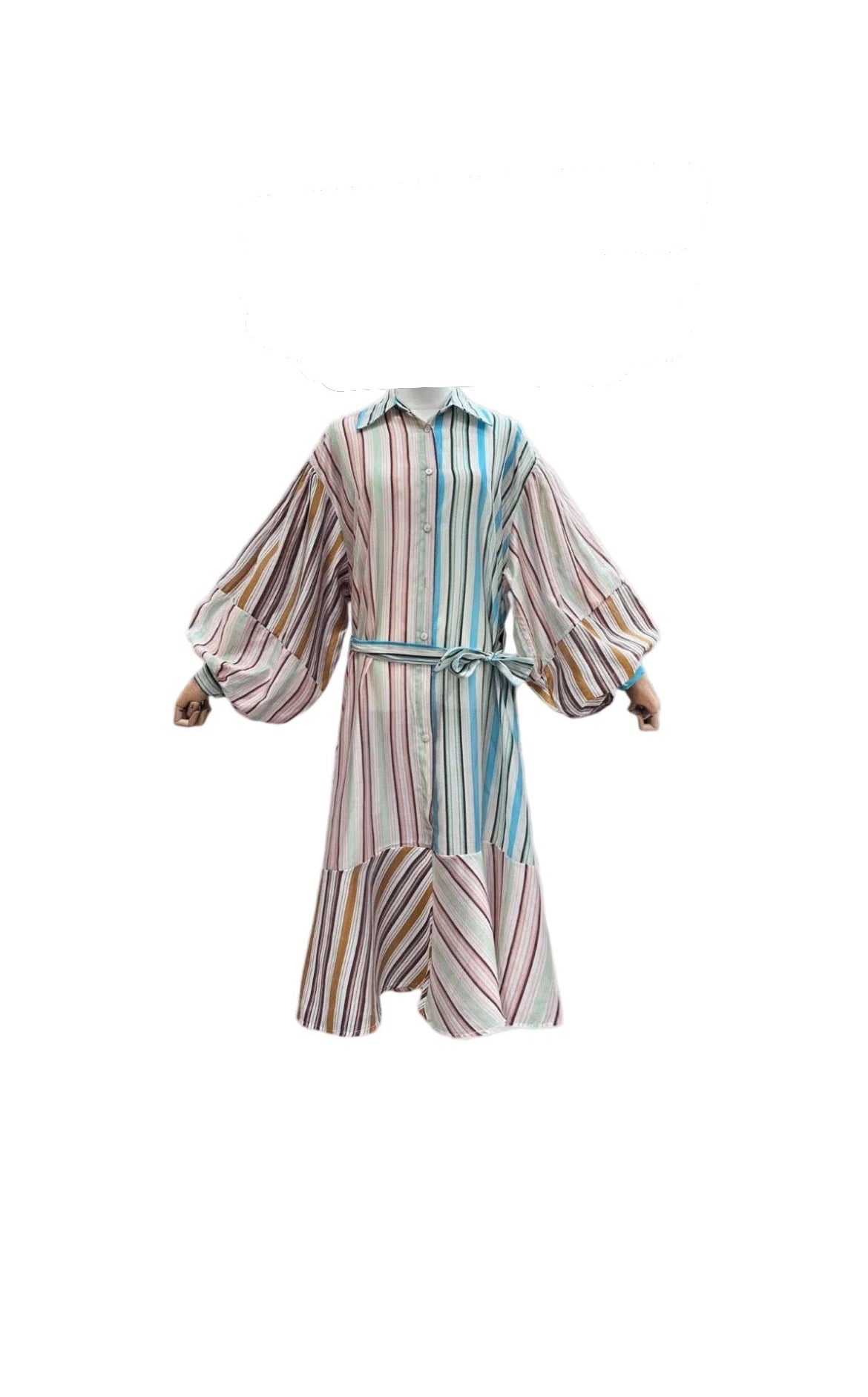 Dress stripe belt