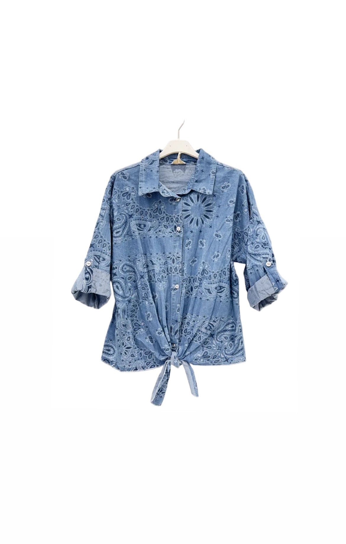 Shirt bandana blue