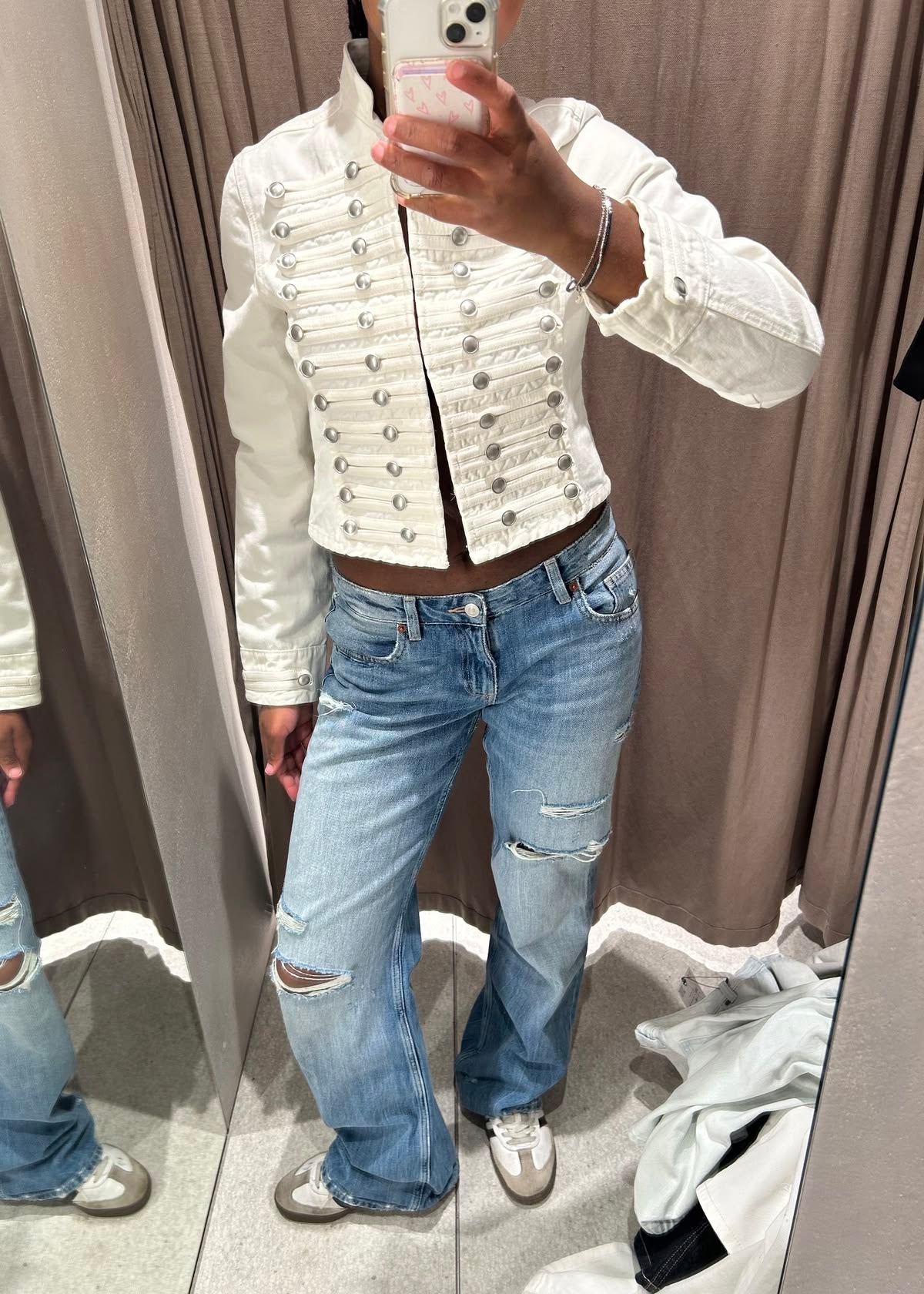 Jacket offhwite napoleon