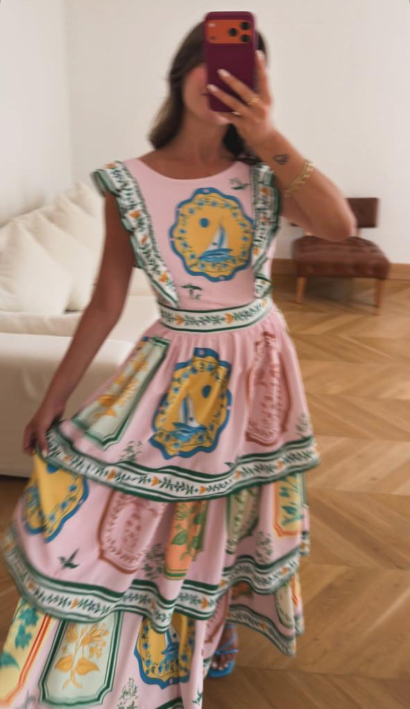 Dress pattern ruffles