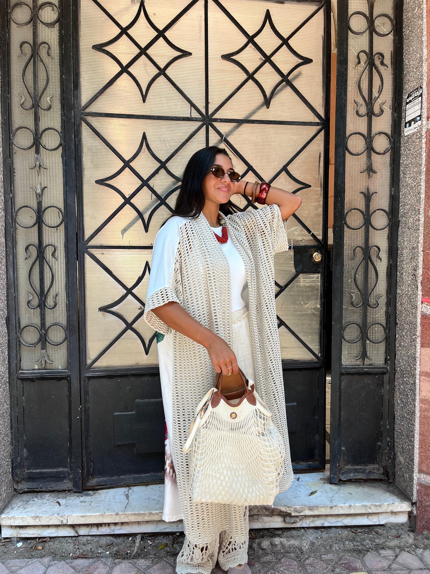 Vintage beige kimono