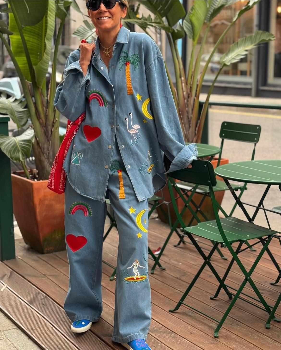 Set Denim Rainbow PQ