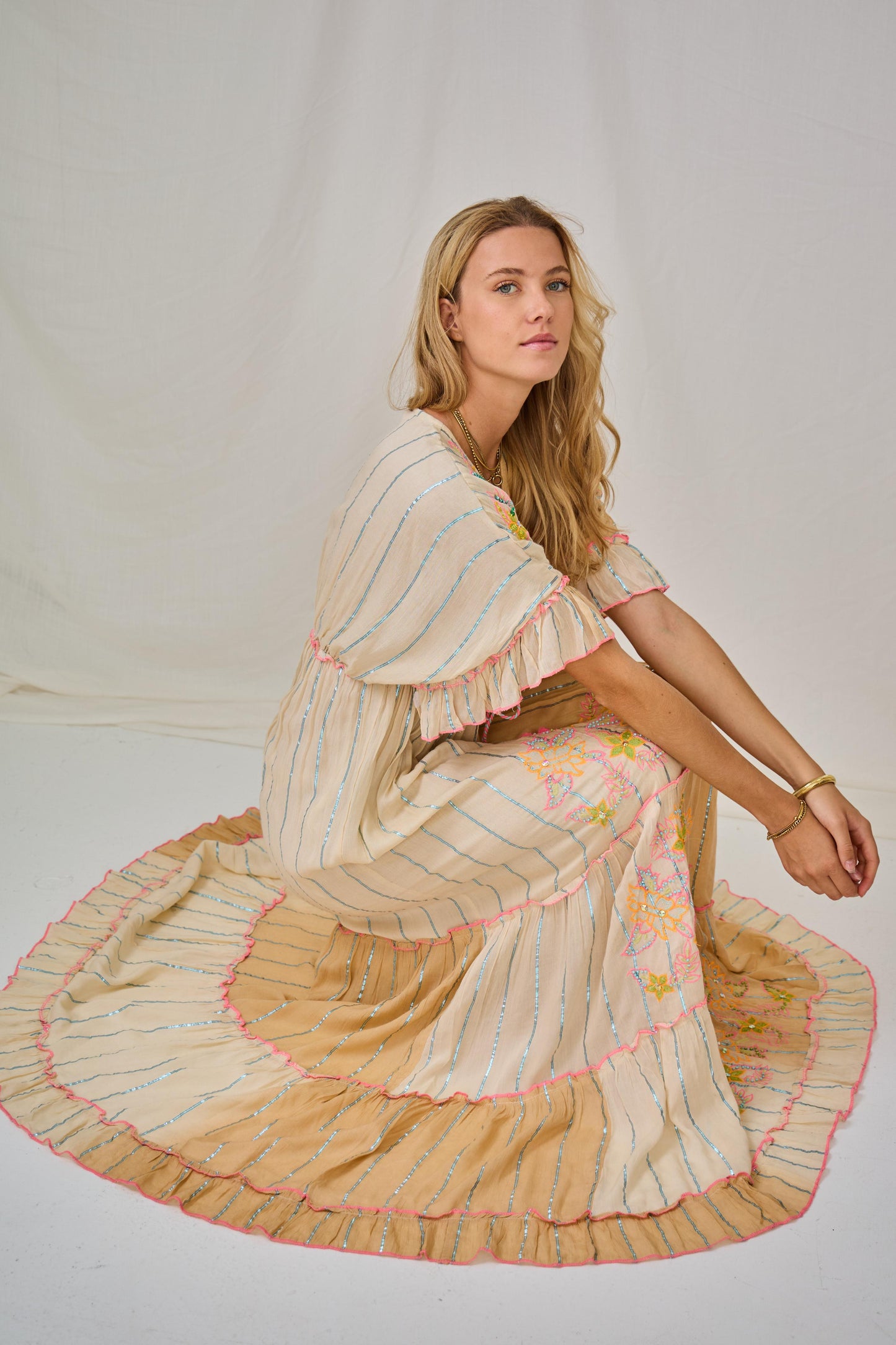 Dress embroidery