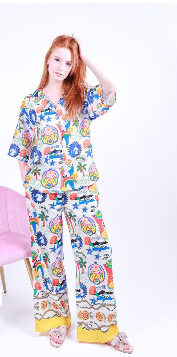 Calra Printed Set