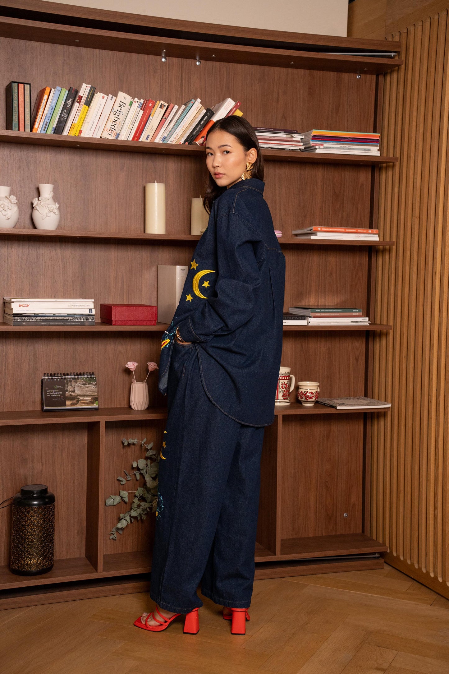 Dark Blue Set Denim Rainbow PQ
