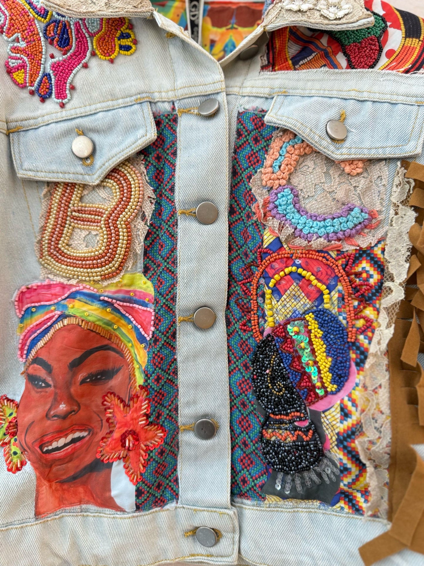 Jacket Denim Handmade