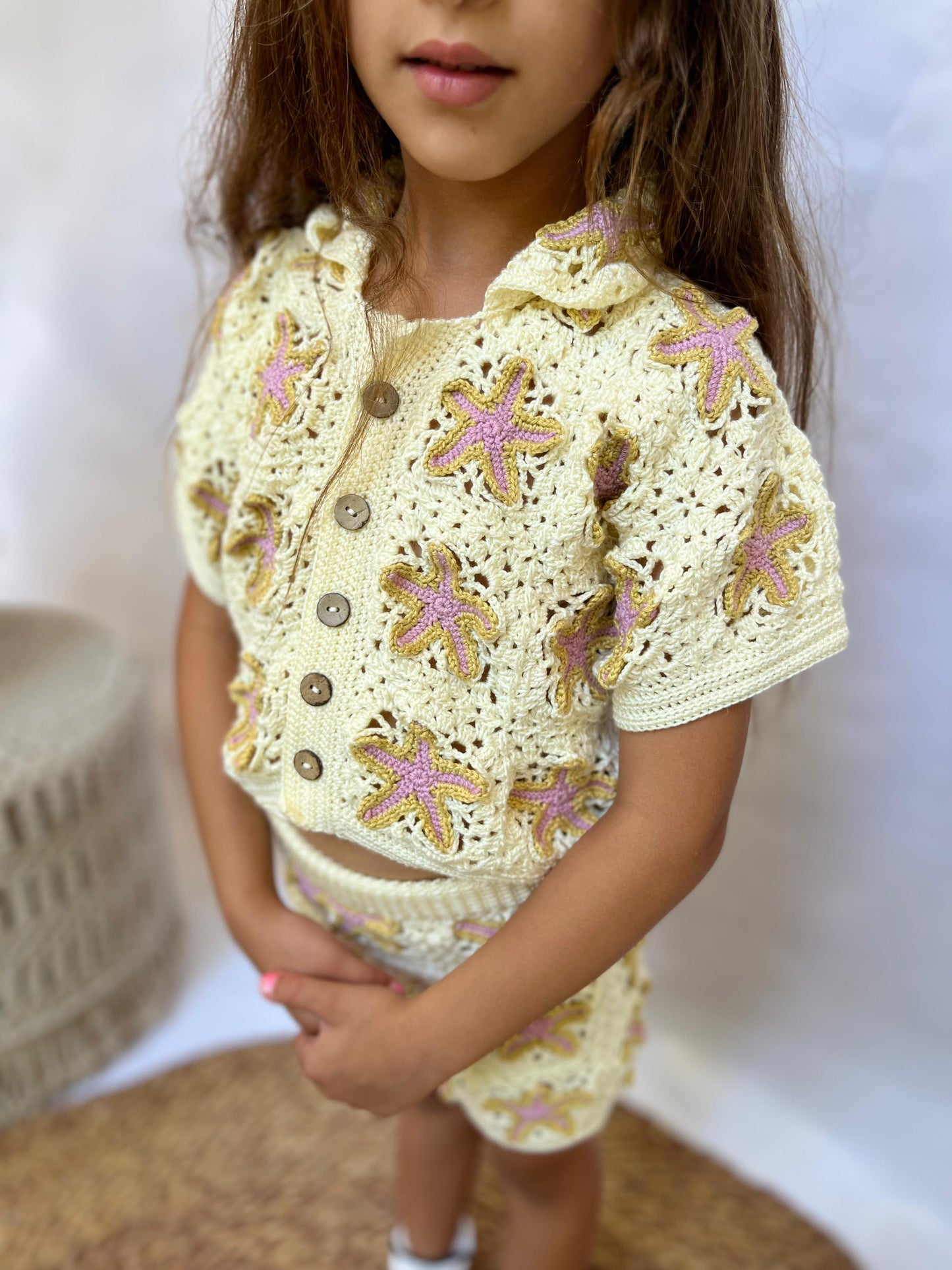 Handmade Starfish Girls Set (100% Pure Cotton)