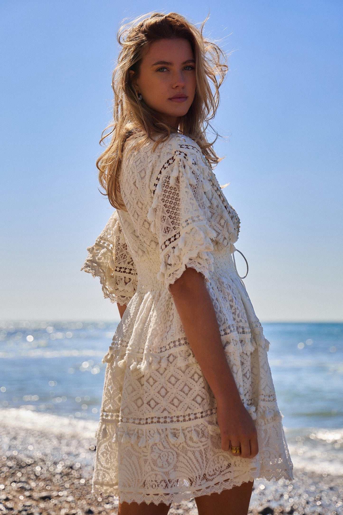 Dress Off White Beach