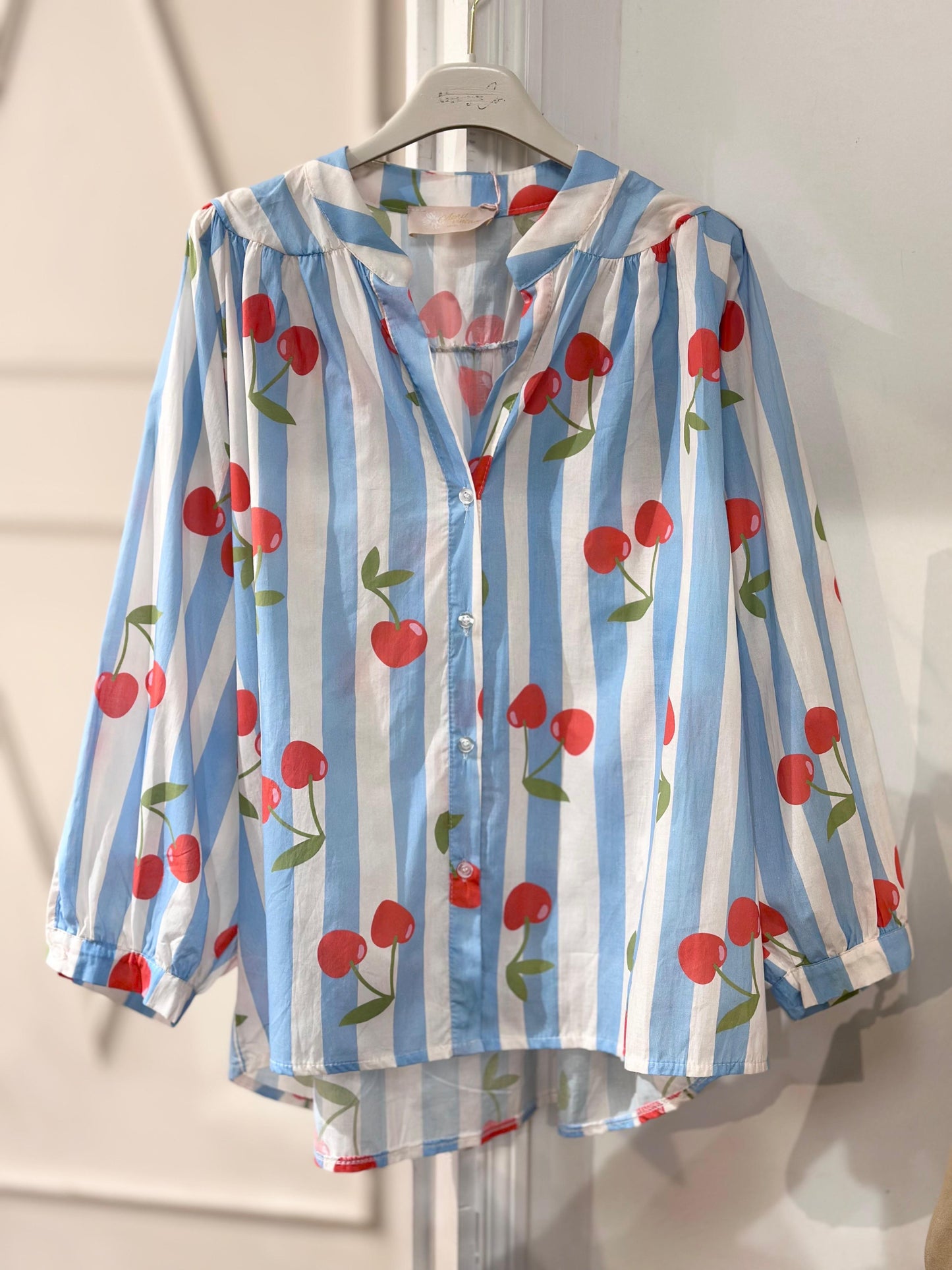 Blue Vintage Chemise Cherry