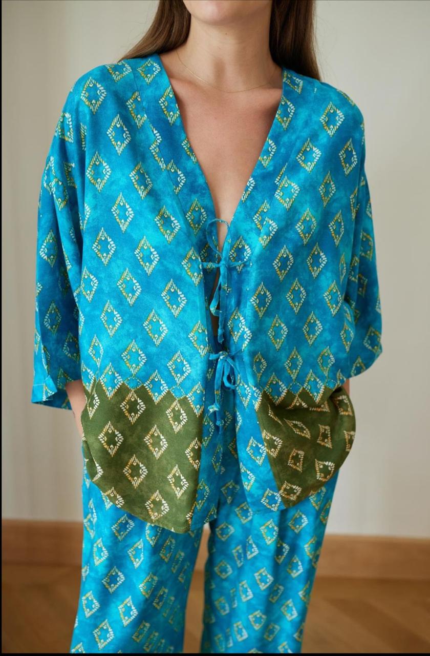 Set Turqouise Pattern