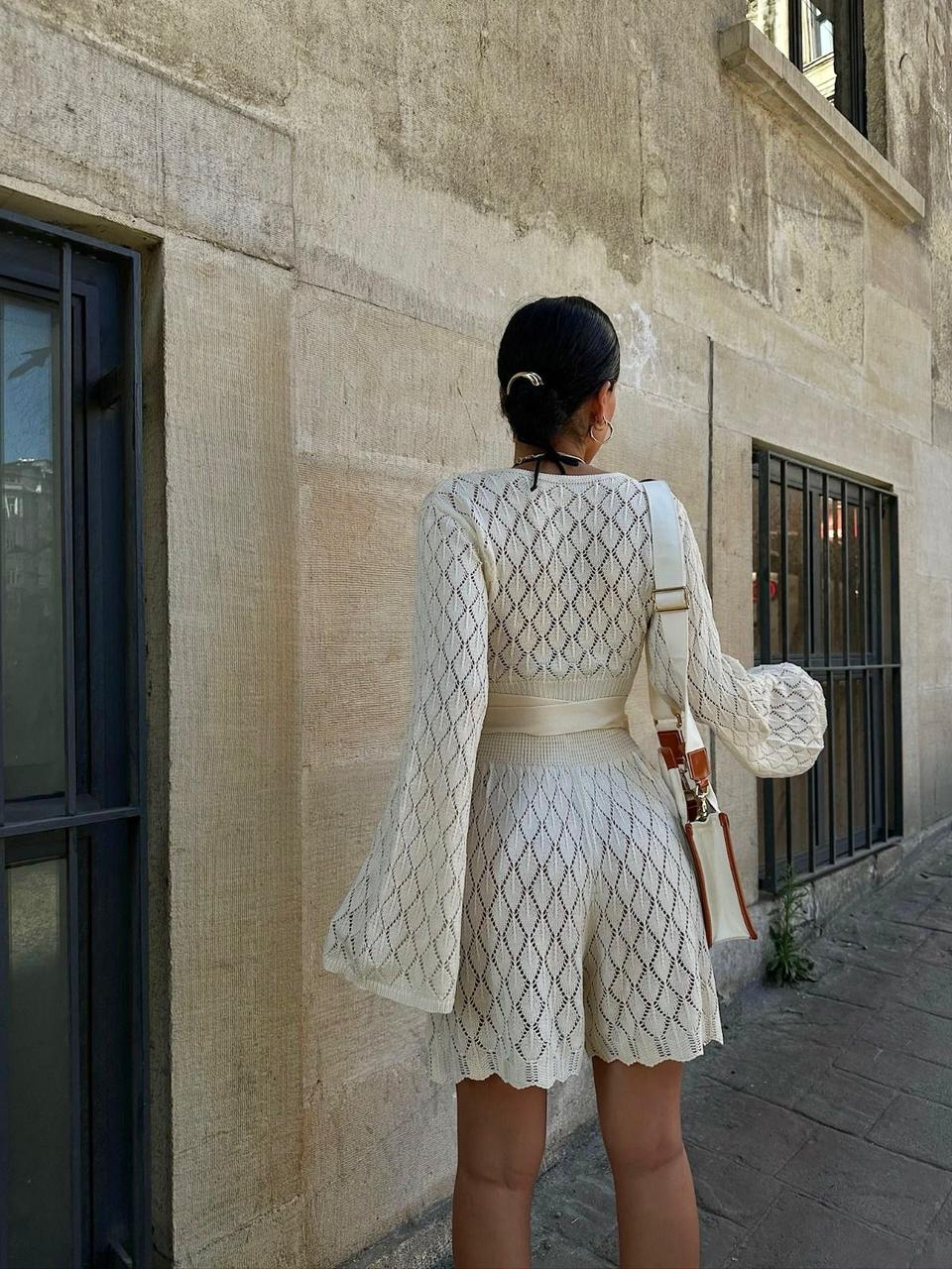 Set Beige Crochet