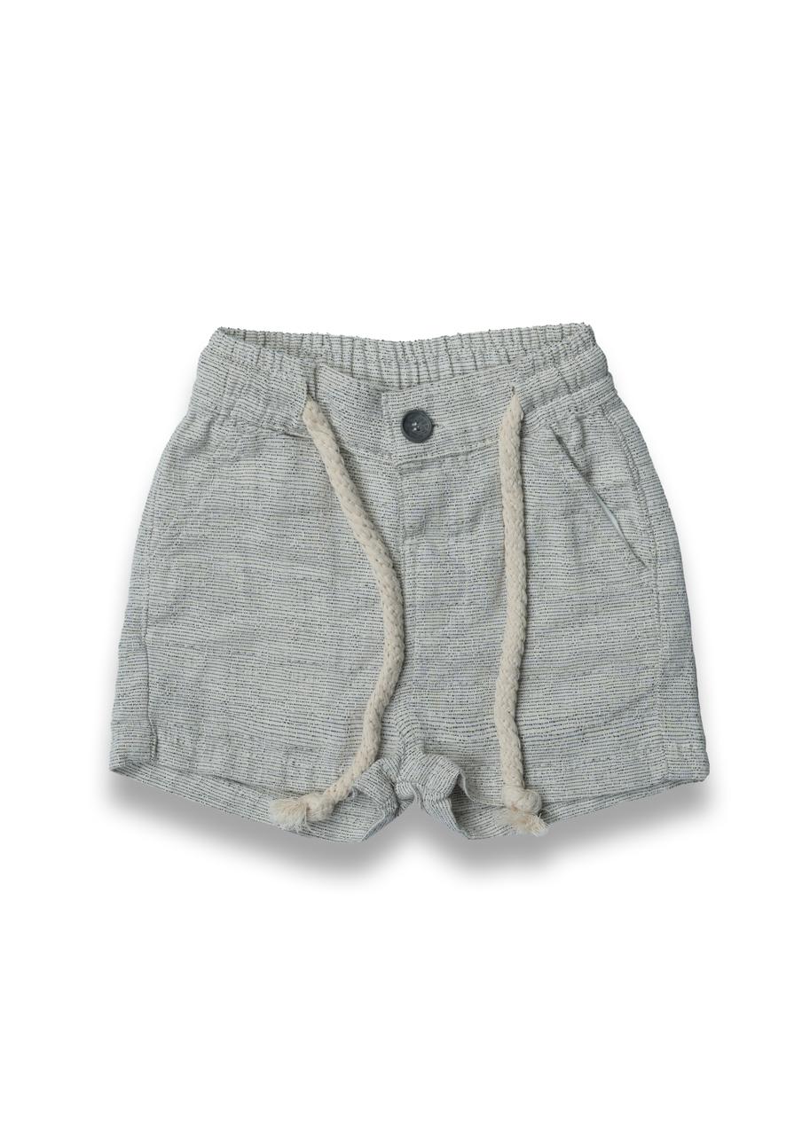 Light Greyish Cotton x Linen Short