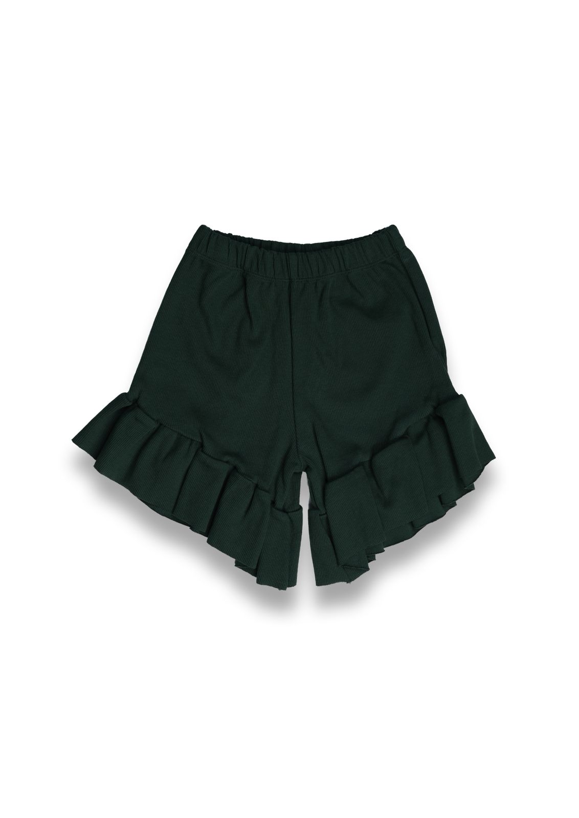 The Ruffle Green Short Set