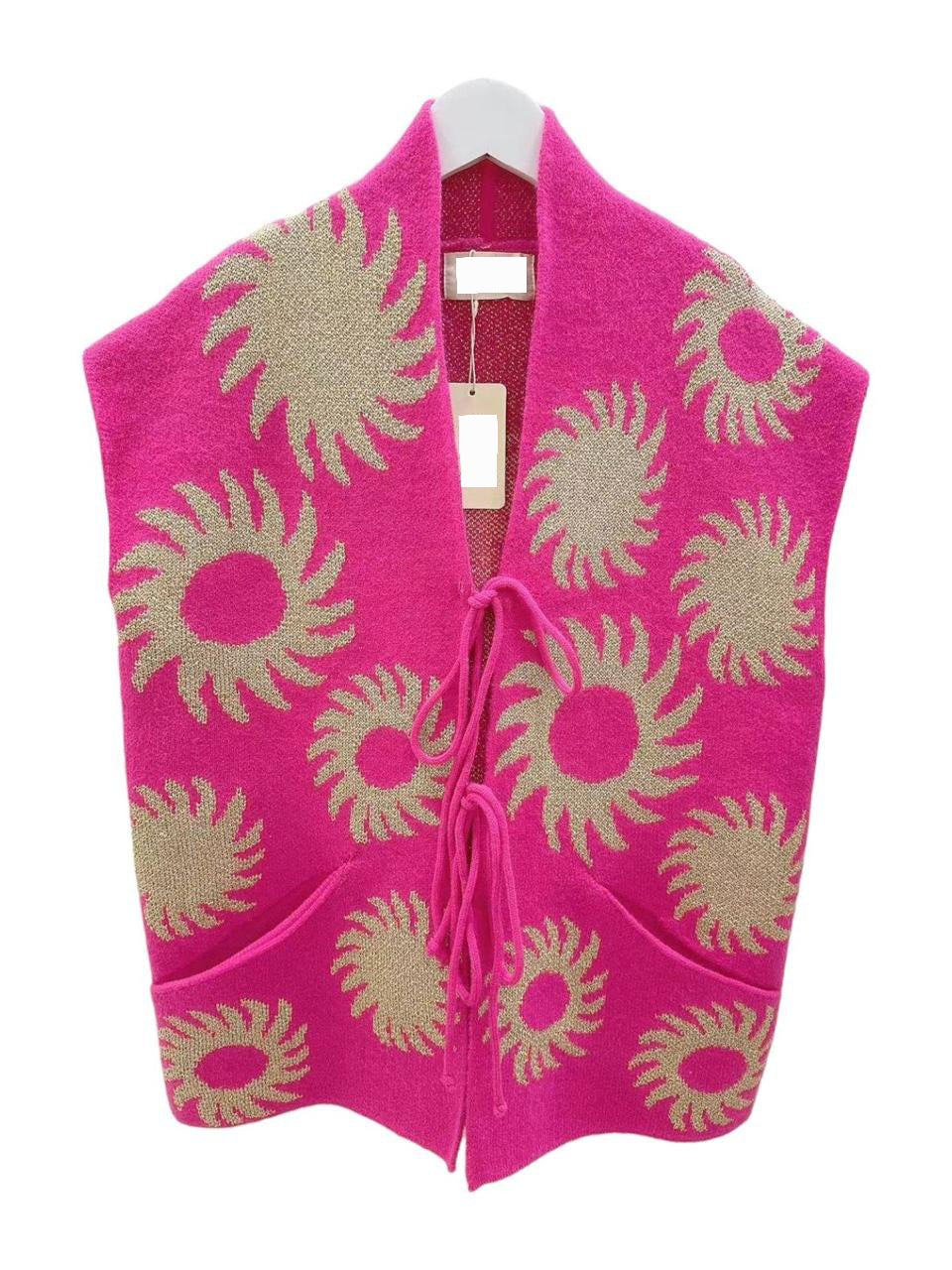 Vest Pink Printed