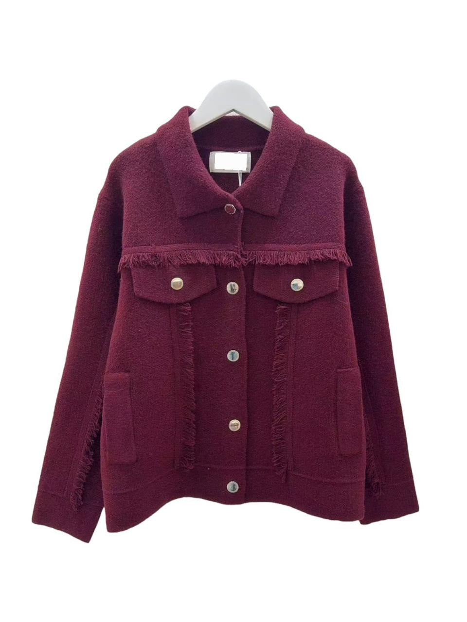 Jacket Wool Burgundy