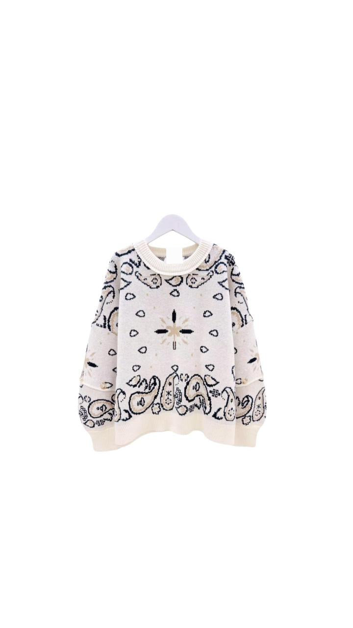 Pullover Bandana White