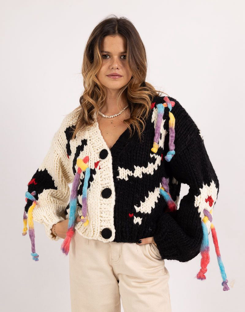 Cardigan Crochet Colorful