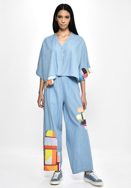 Set Denim Multicolor