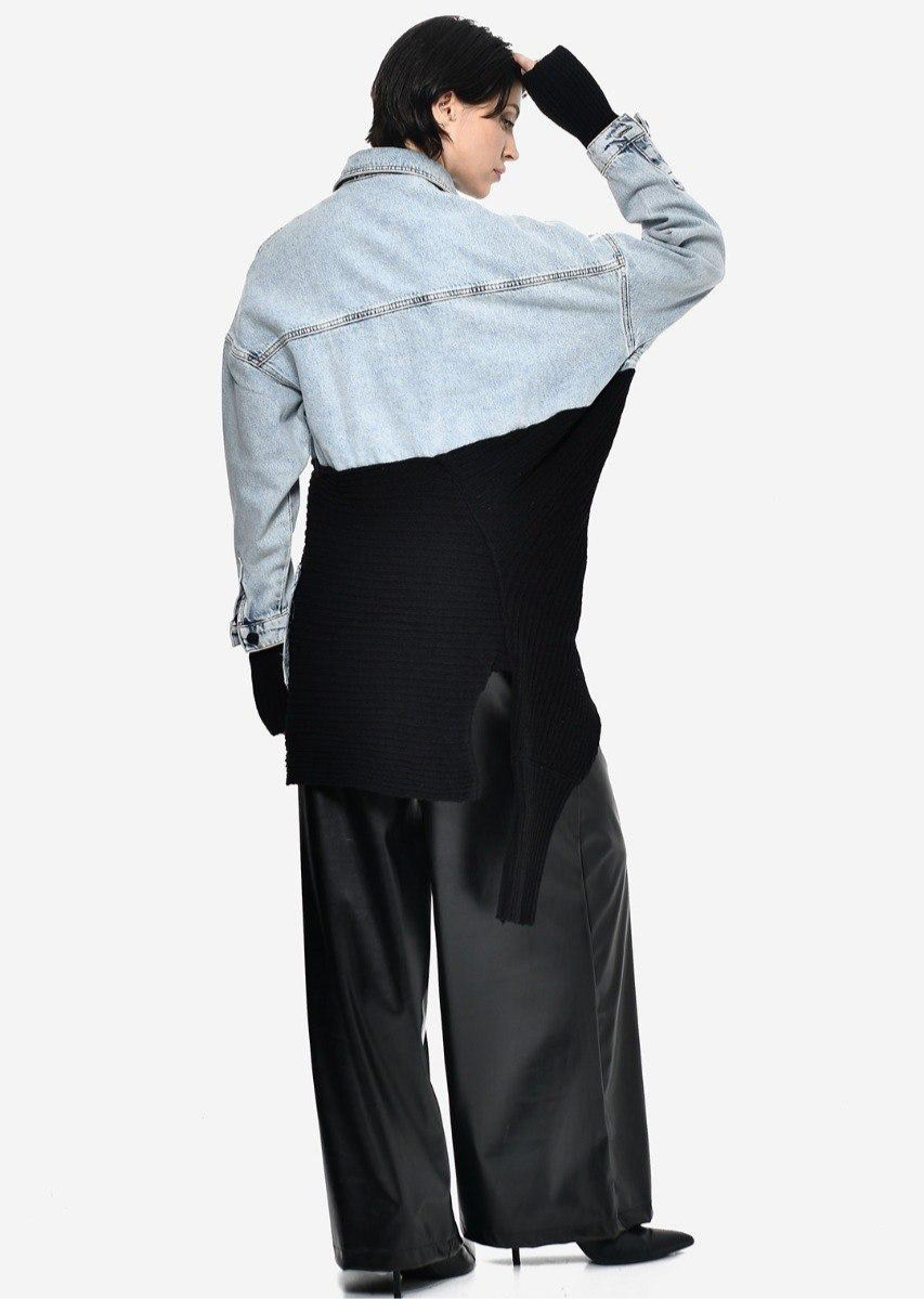 Jacket Denim x black DQ