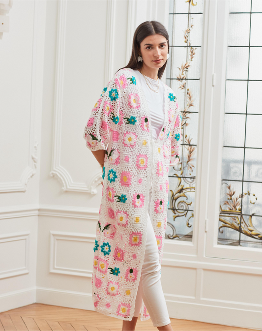 Kimono Crochet Colorful