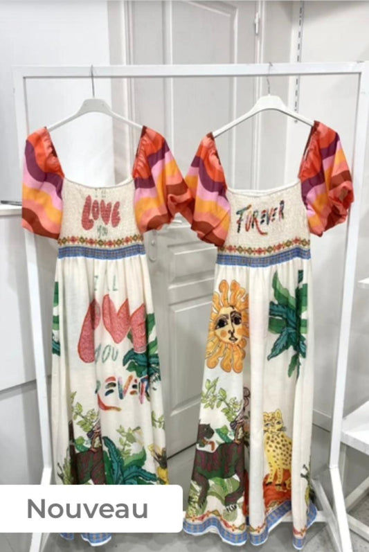 Love Forever Linen Dress