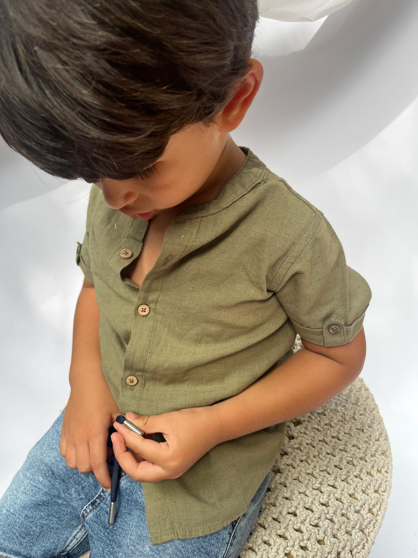 Linen Half Sleeves Shirt