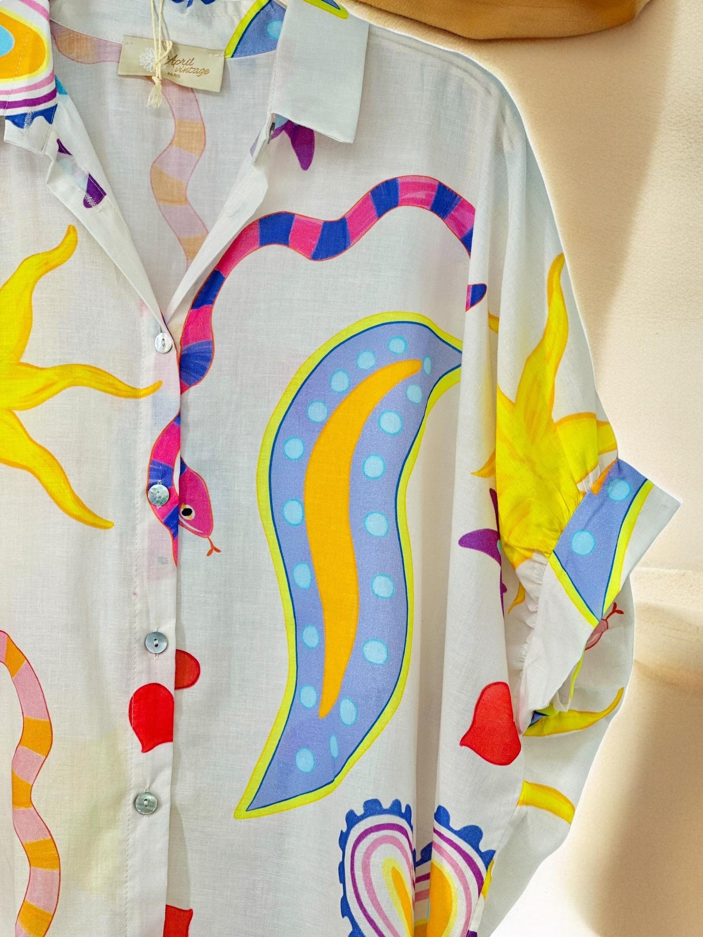 Snake Linen Shirt